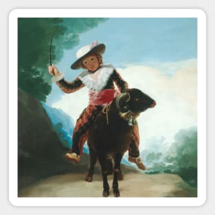 Boy on a Ram by Francisco Goya Magnet